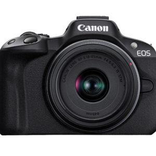 Canon - EOS R50 4K Video Mirrorless Camera with RF-S18-45mm f/4.5-6.3 IS STM Lens - Black
