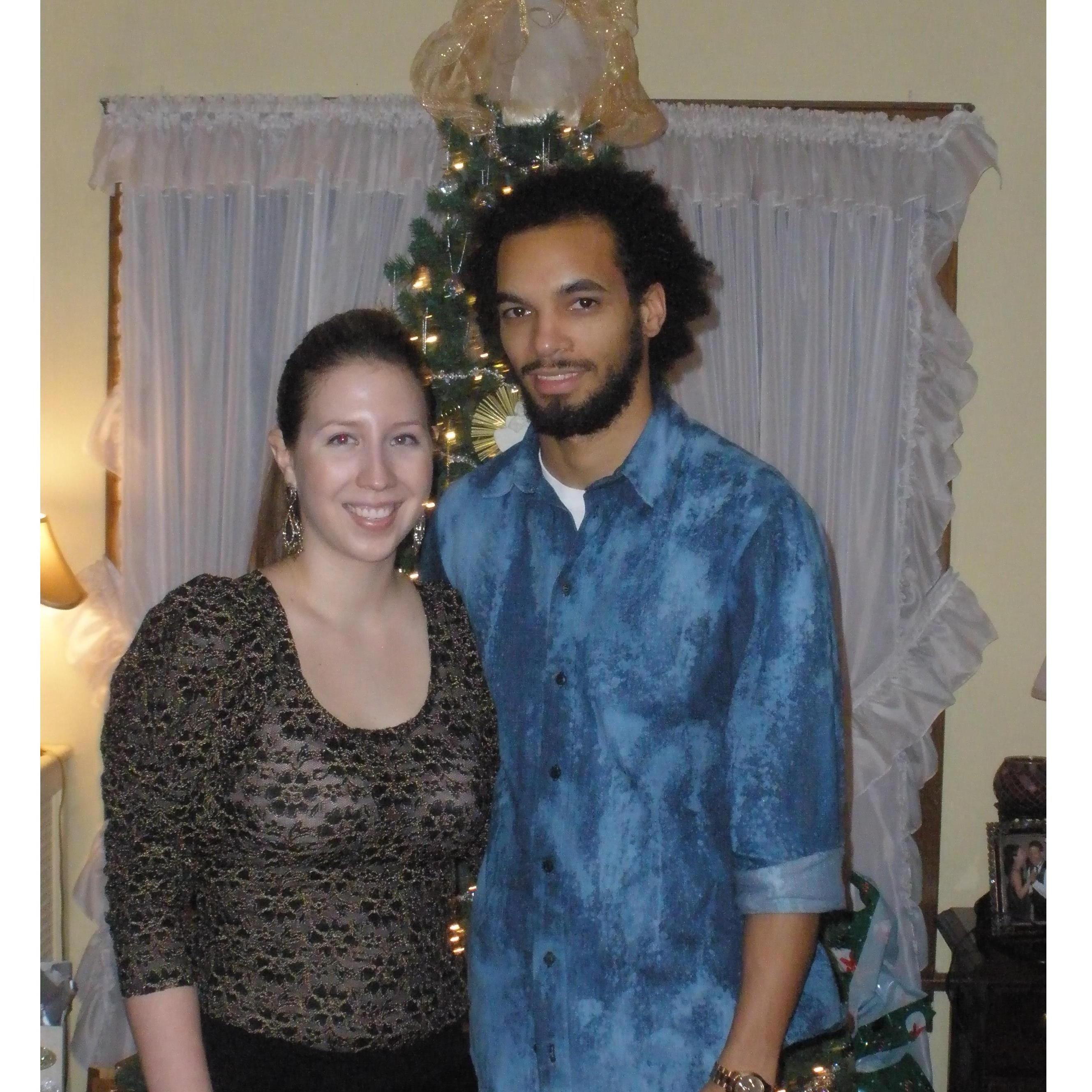 Christmas wearing Jevon Terance