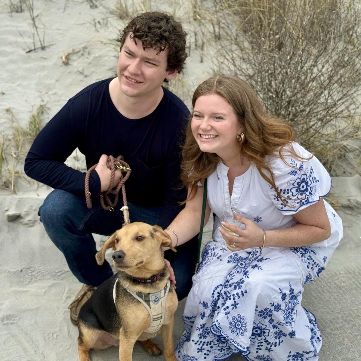 When we got engaged!