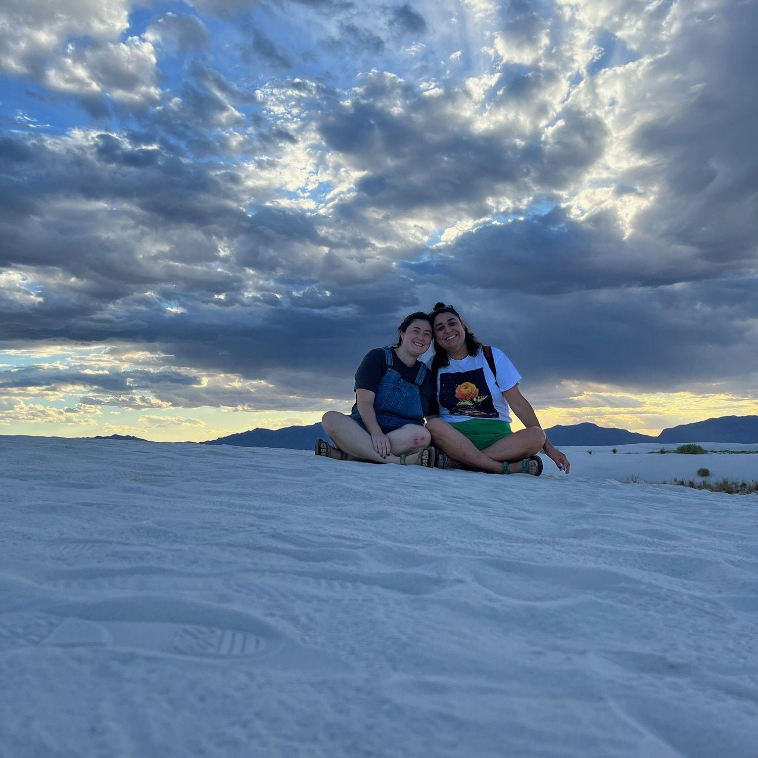 White Sands National Park after Sam and Ceci's wonderful wedding in El Paso!