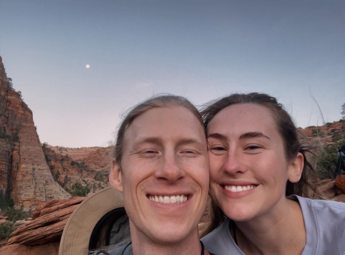 We took a trip to Zion National Park together a few months into dating and had the best time ever!!