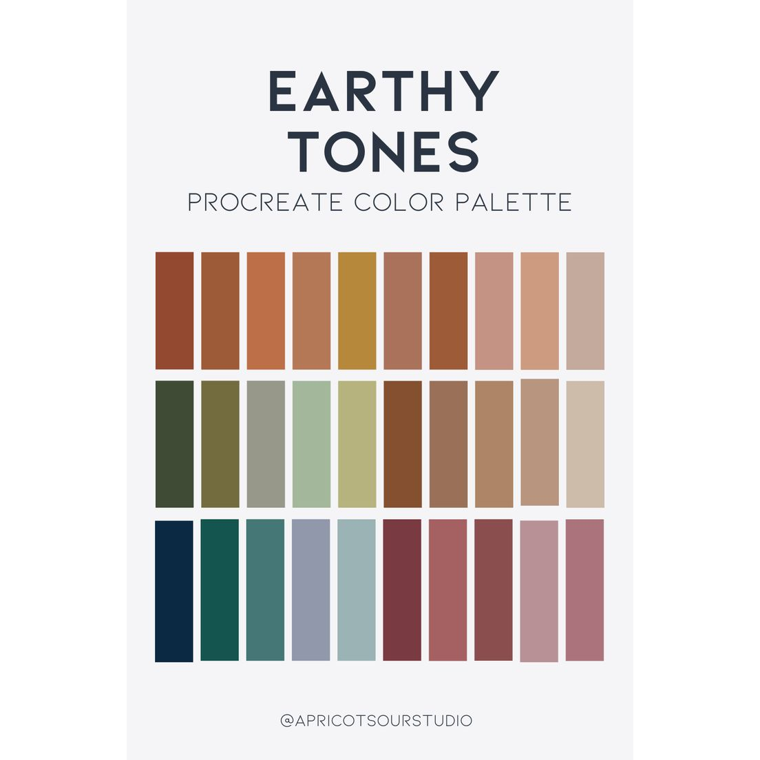 Example of earth tones (dress code)