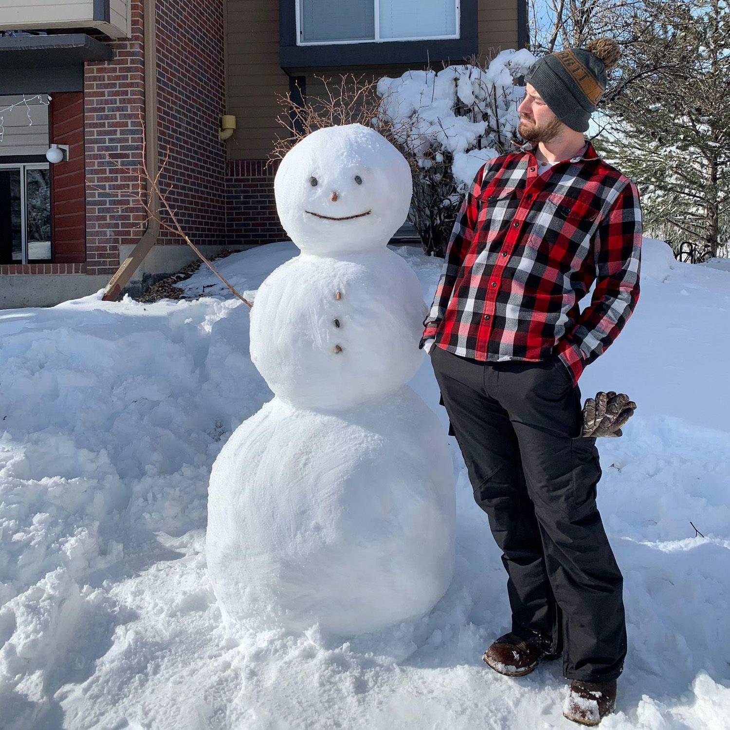 Built a snowman the first year we moved to CO!
