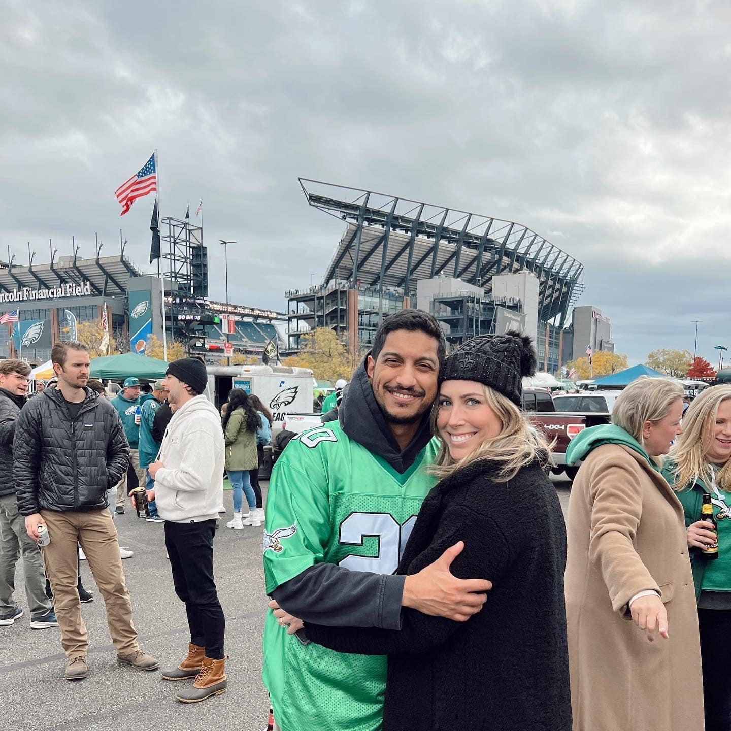 A house divided - Saints vs Eagles game, 2021