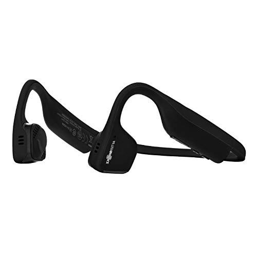 AfterShokz Titanium Open Ear Wireless Bone Conduction Headphones, Black, AS600BK, 2.3