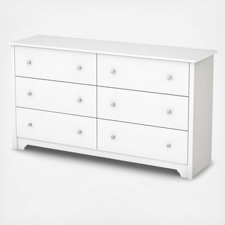 Vito 6-Drawer Double Dresser