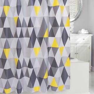 Triangles Waterproof Shower Curtain