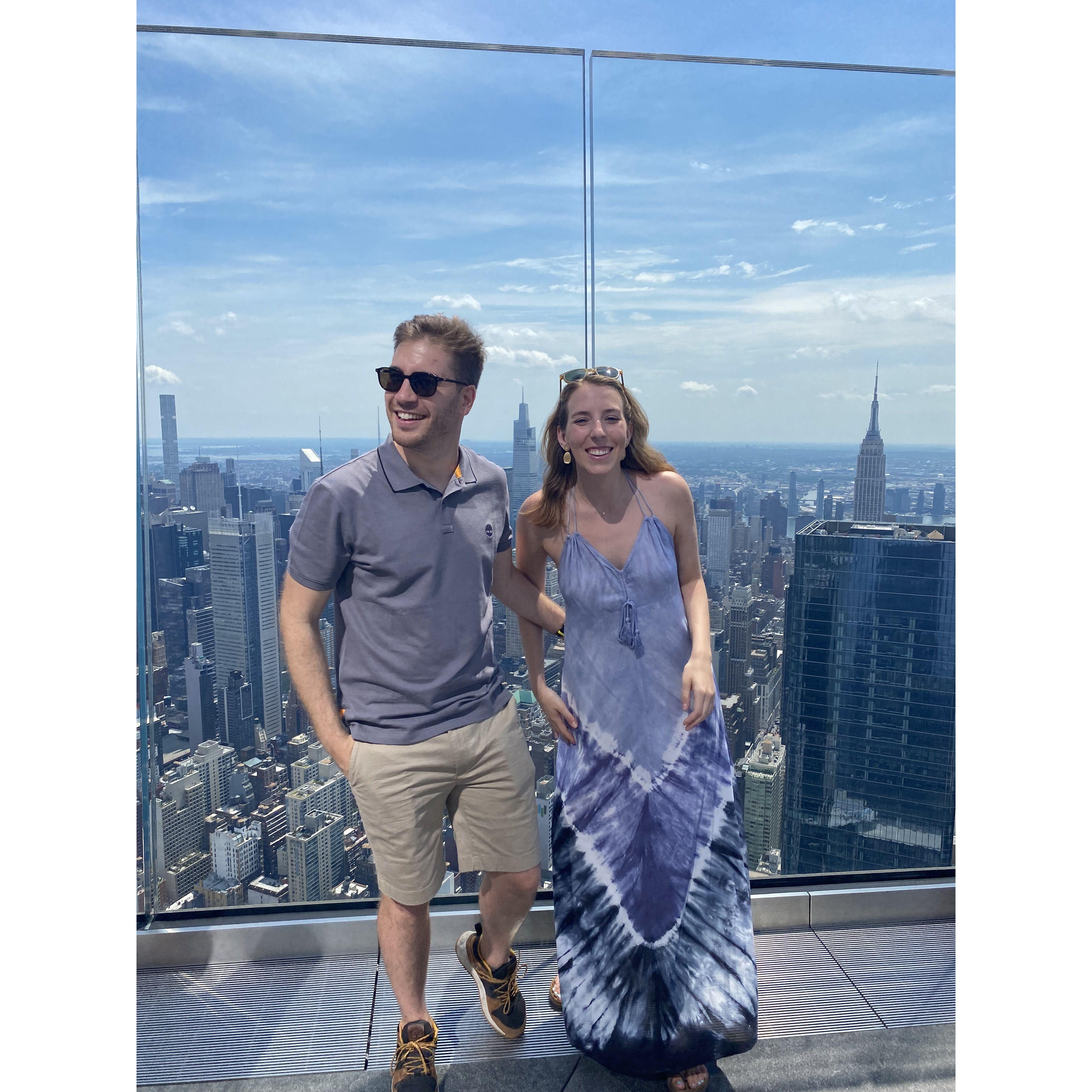 We always enjoy the chance to be tourists in NYC too