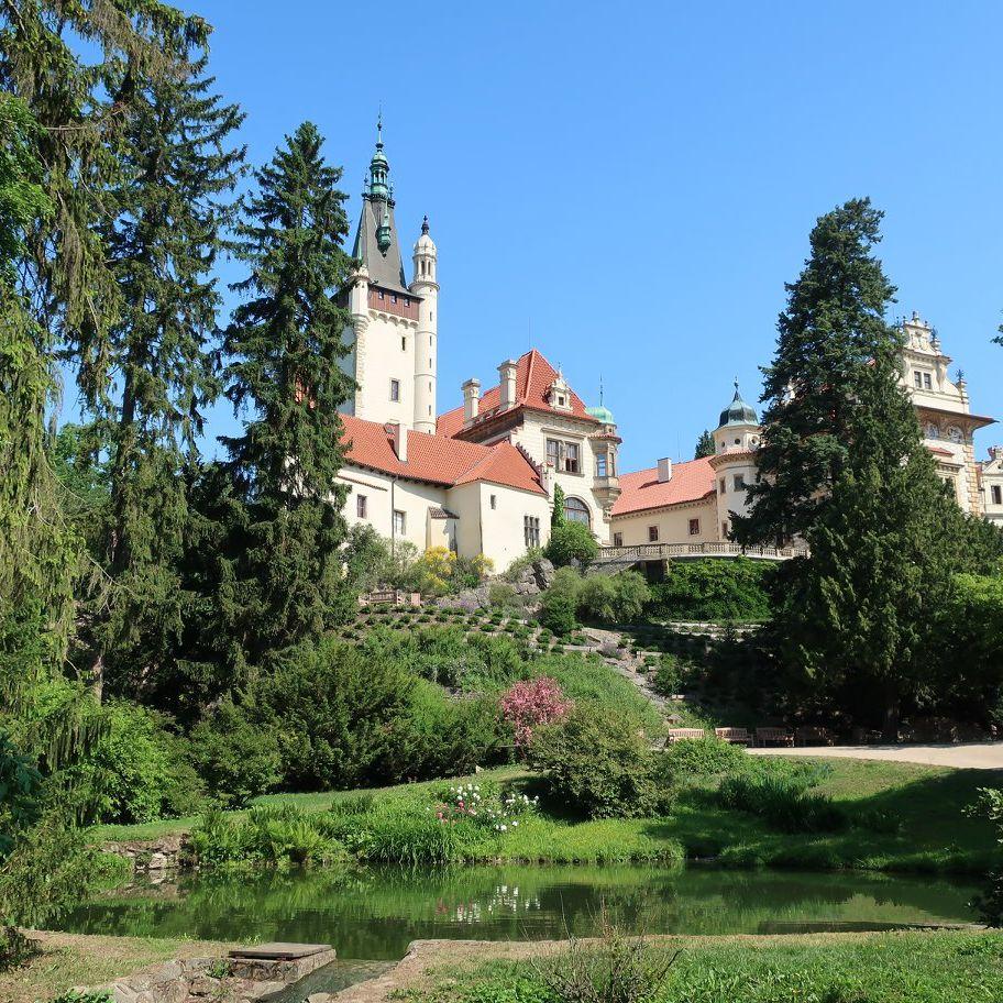 Photos of the park and chateau where our wedding will be.