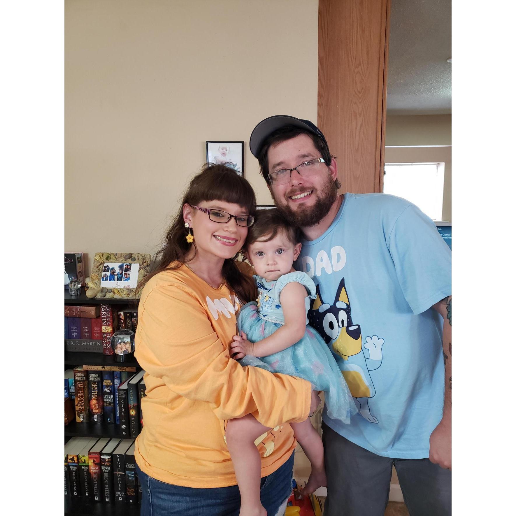 Alora wanted a Bluey themed birthday party.