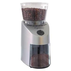 Capresso Infinity Conical Burr Coffee Grinder Stainless Steel 560.04