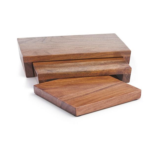 The Cellar Wood Nested Serving Trays, Set of 3, Created for Macy's