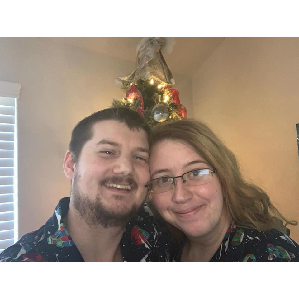 our first Christmas together- Christmas 2020