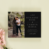 Zariah Photo | Black | Zola Save The Dates