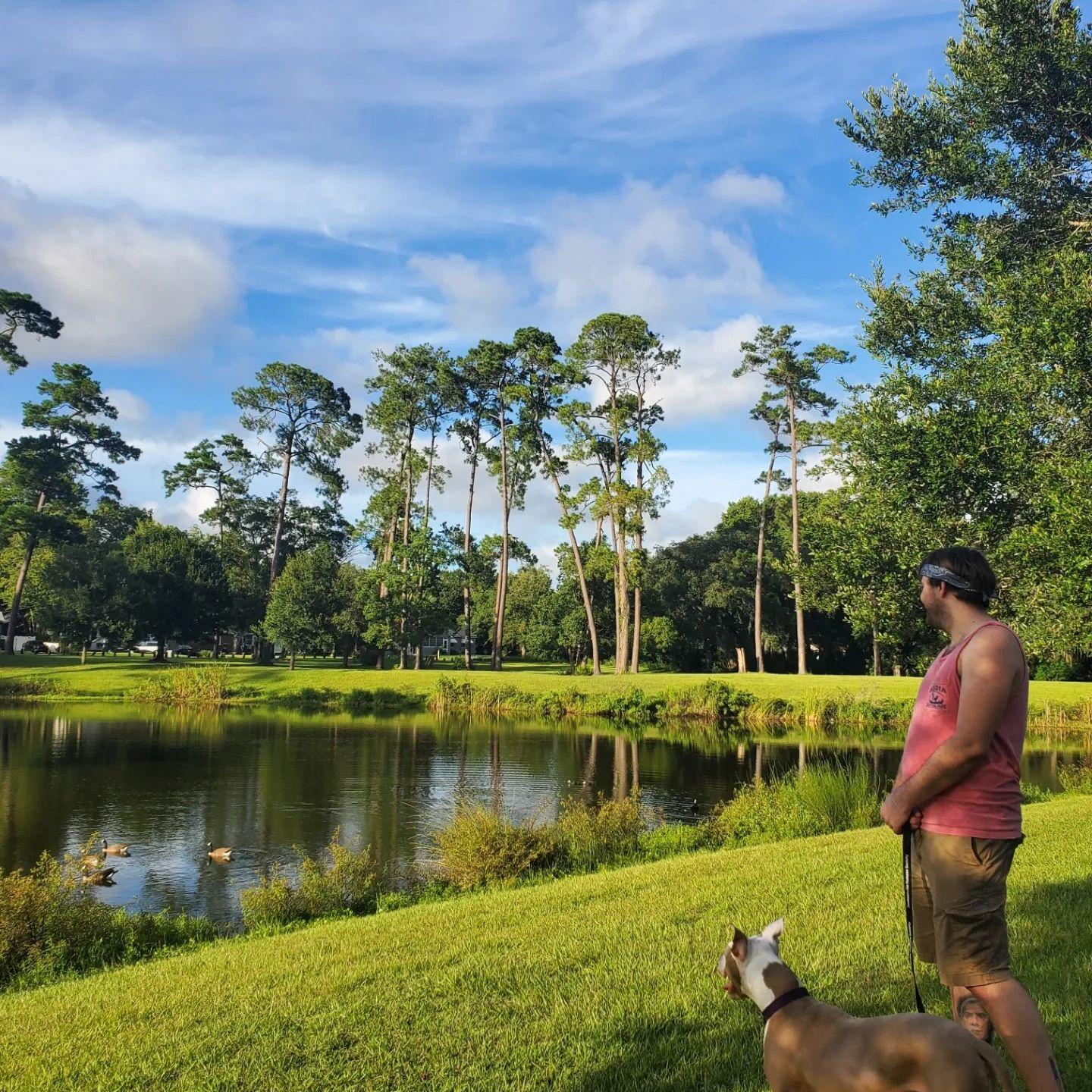 New views in beautiful Murray Hill, our neighborhood in Jacksonville, FL. Peep Pete, new pup!