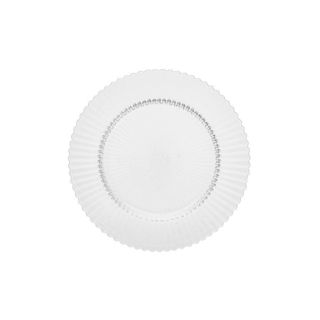 Fortessa Archie Glass Dinner Plate, 10.6 Inch, Clear