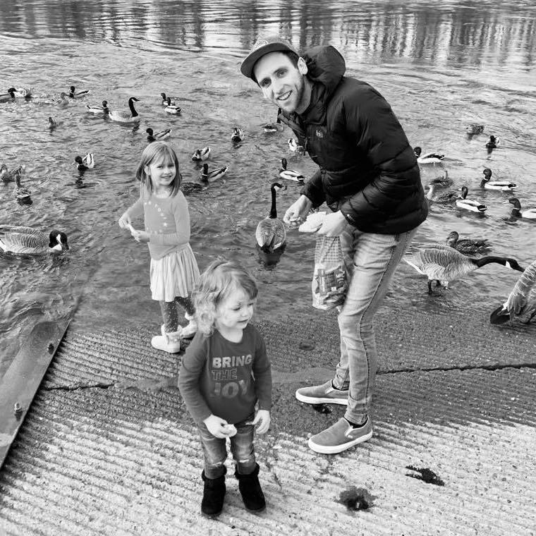 Feeding the ducks
