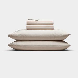 Bamboo Sheet Set - Baja Stripe in Maple / Queen