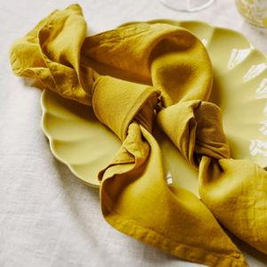 Edison Portuguese Linen Napkins, Set of 4