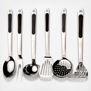 CooknCo Stainless Steel Kitchen Utensil Set, 7 piece