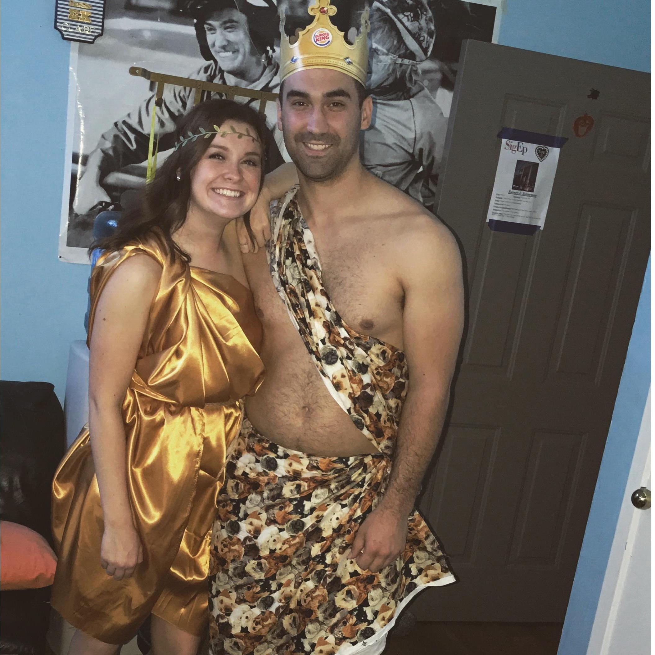 Toga party at Tony's Fraternity