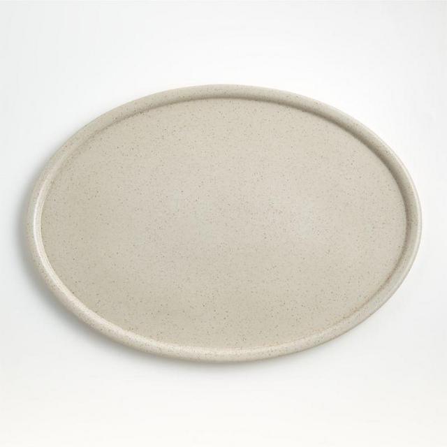 Dune Large Stone Oval Platter