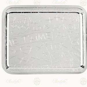 Christofle Silver-Plated Rectangular Tray - 8 x 6 in