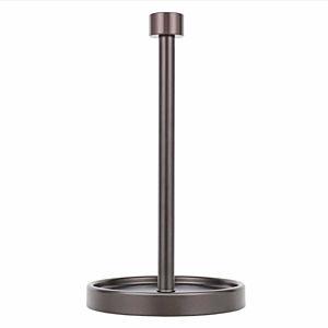 Ivilon Countertop Paper Towel Holder - Modern End Cap Minimalist Design - Color Oil Rubbed Bronze