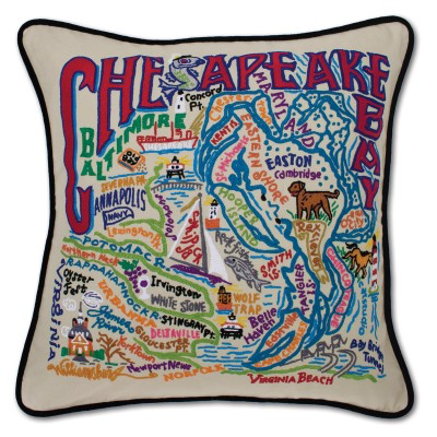 CHESAPEAKE BAY PILLOW BY CATSTUDIO