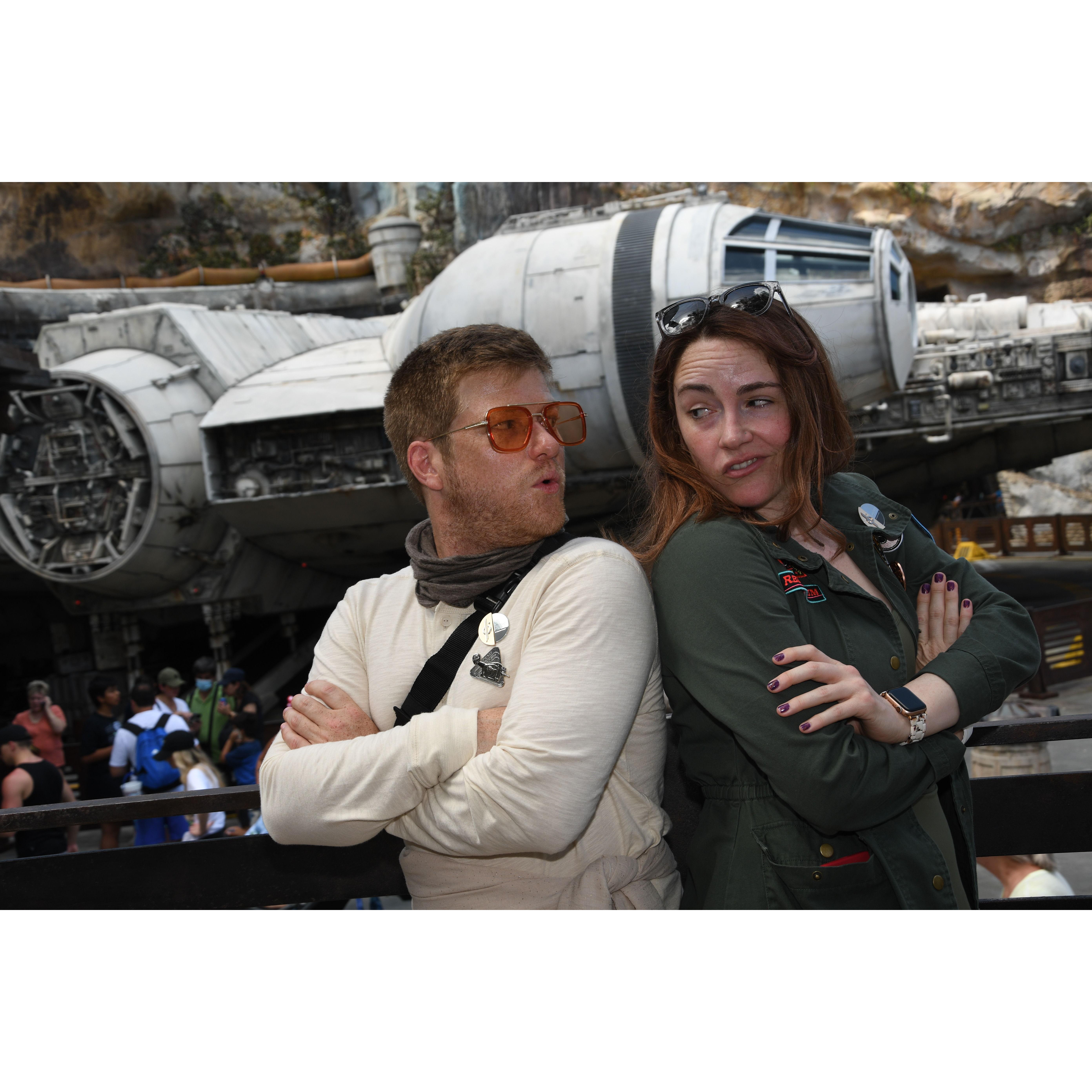 Millennium Falcon photo, we wish space ships were real...