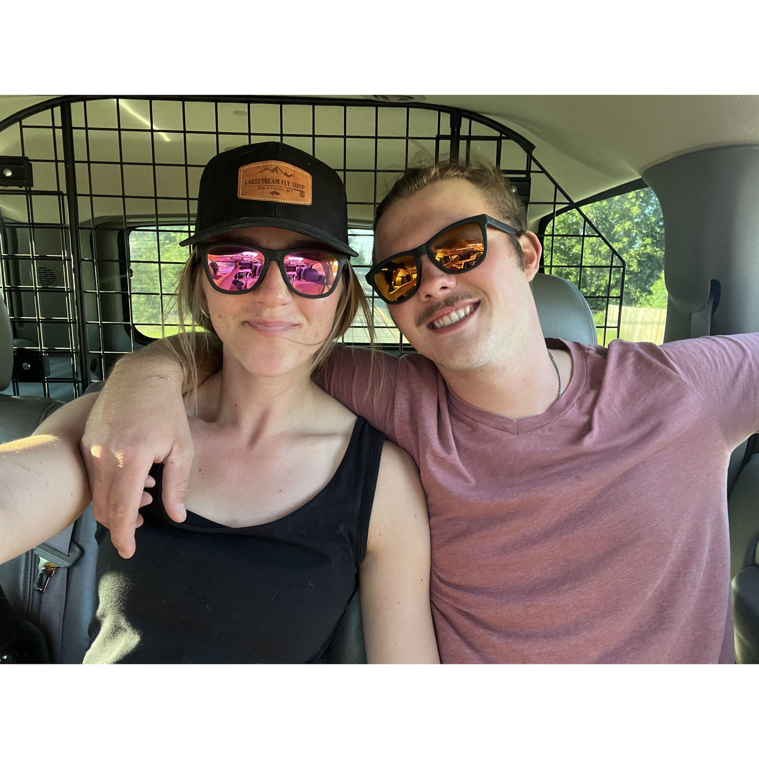 That one time when we accidentally matched sunglasses!