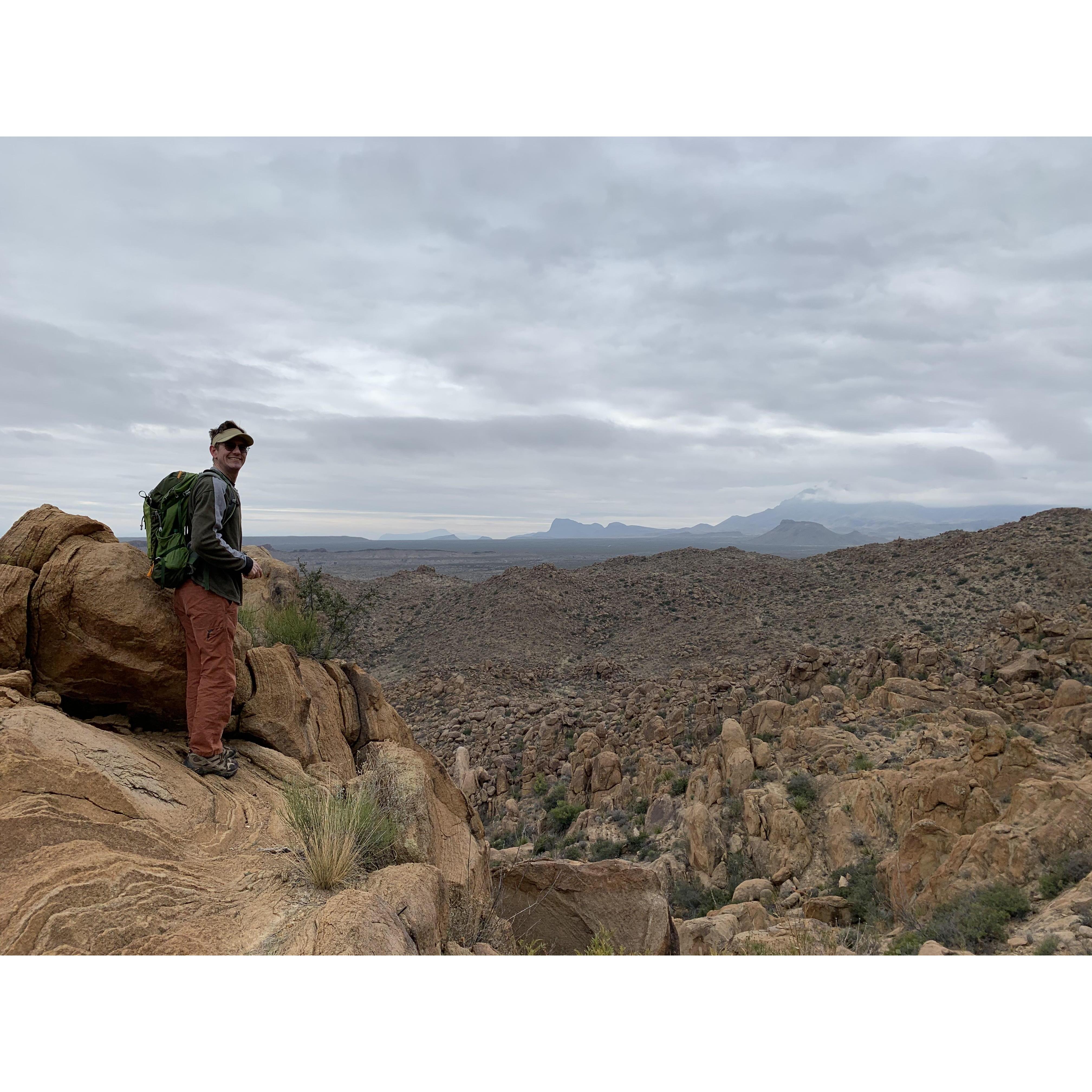 Glenn joined us in Big Bend!