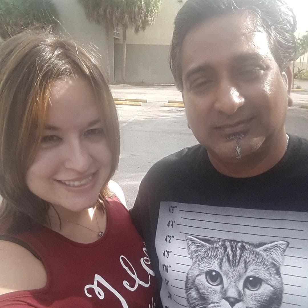 Maritza surprised Rudy with a one year anniversary scavenger hunt, visiting all their favorite places from their first year and slow dancing at each stop. October 8, 2016.
