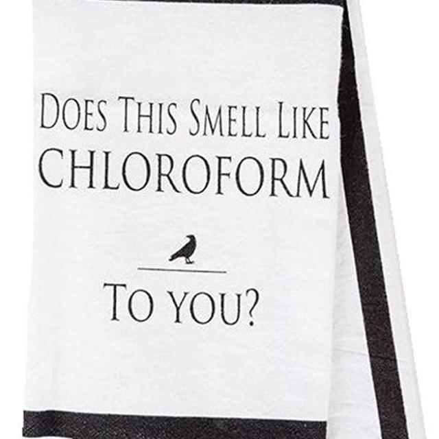 Adams & Co. Does This Smell Like Chloroform to You? Towel 15 Inches x 24 Inches