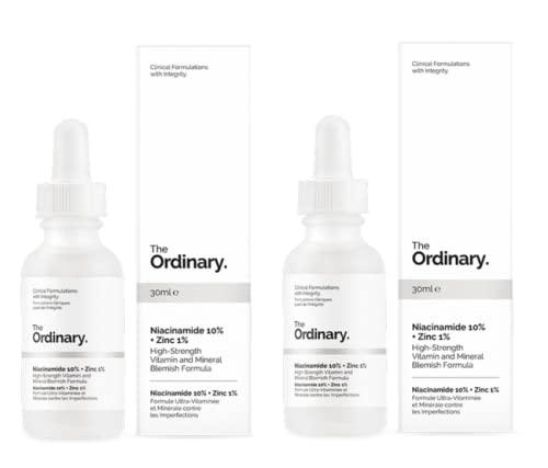 THE ORDINARY 2 Pack Niacinamide 10% + Zinc 1% 30ml Pack of 2