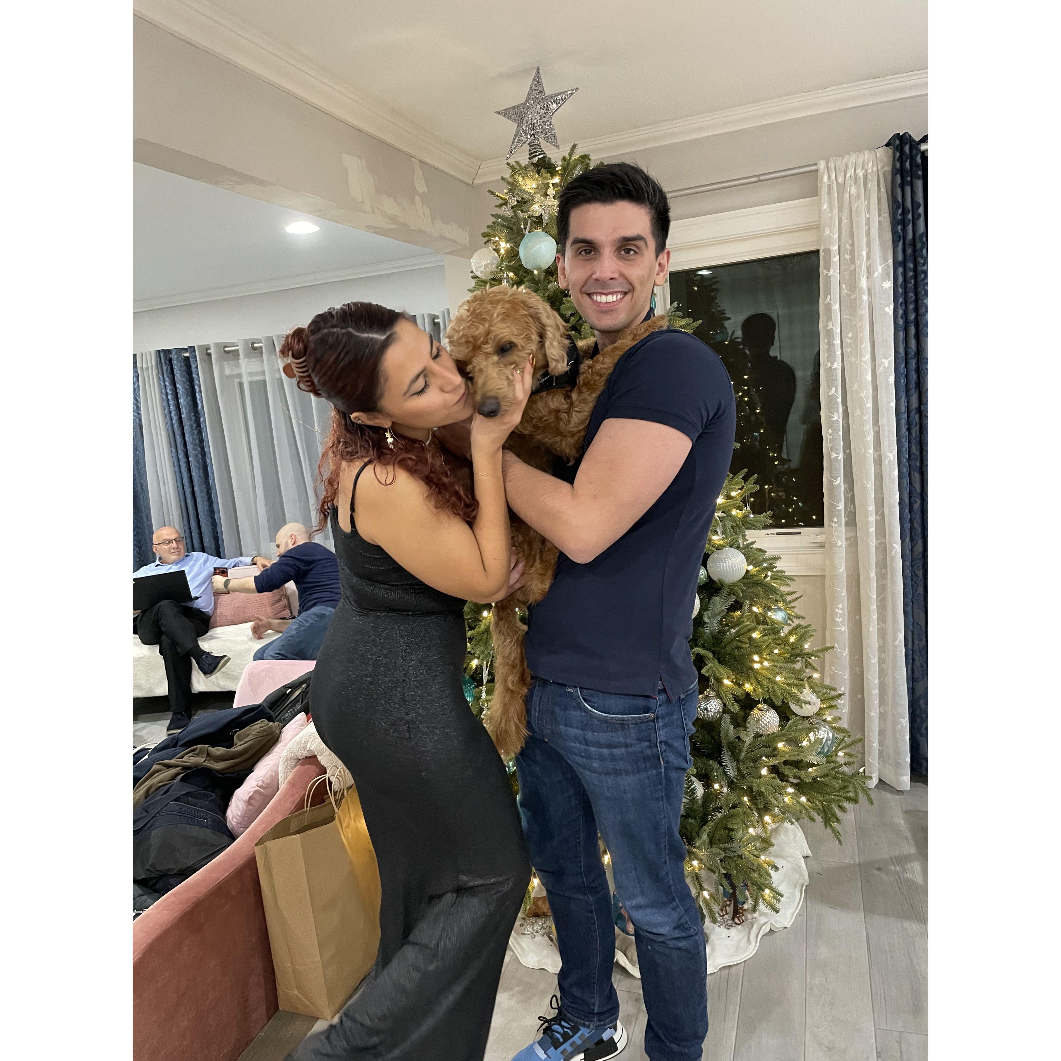 Us and our fur baby!