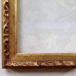 Vintage Gold Picture Frame - Photo Frame -custom Picture Framing 4x4 - easel back