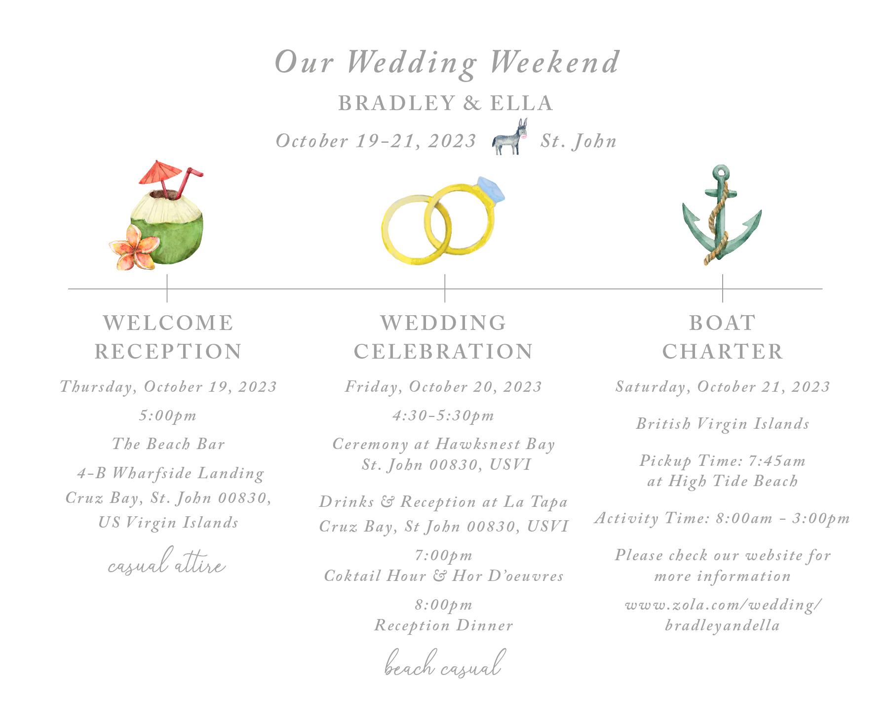 The Wedding Website of Bradley Morris and Ella Cruz