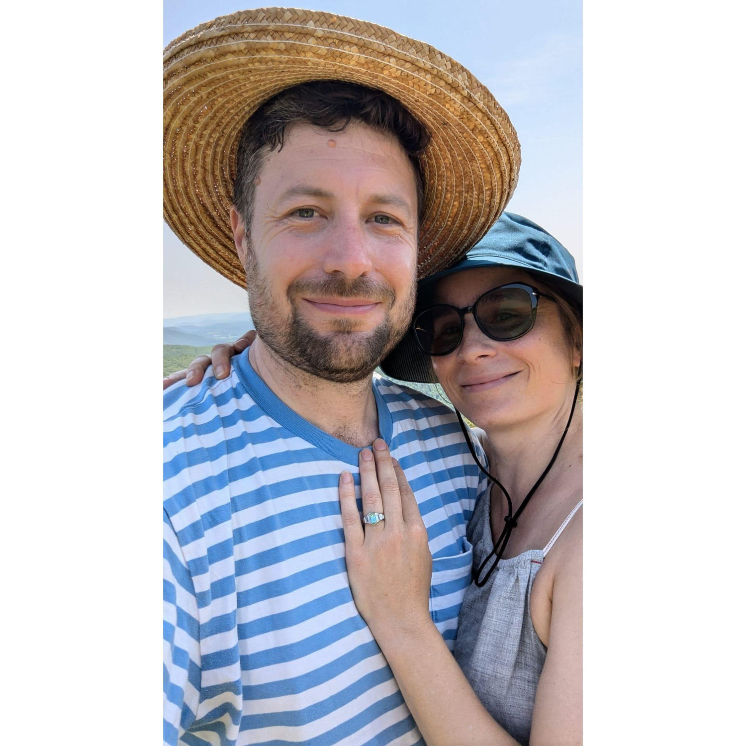 Got engaged on the top of Mount Washington, MA! (July 2024)