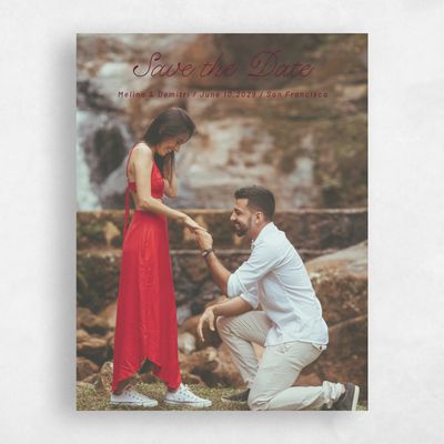 Wine, Red Wedding Save the Date - Sabbia Photo