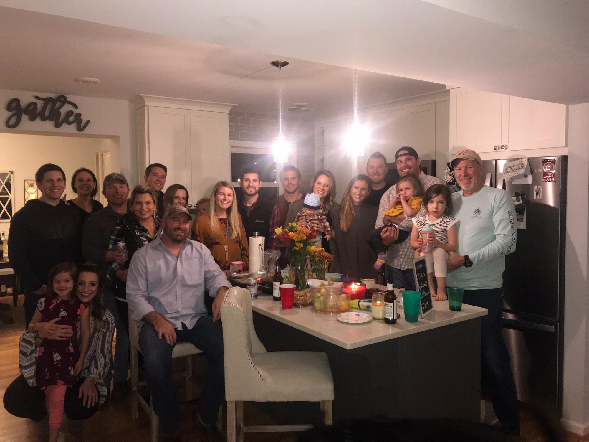Whit and Eric’s house warming party in November 2018