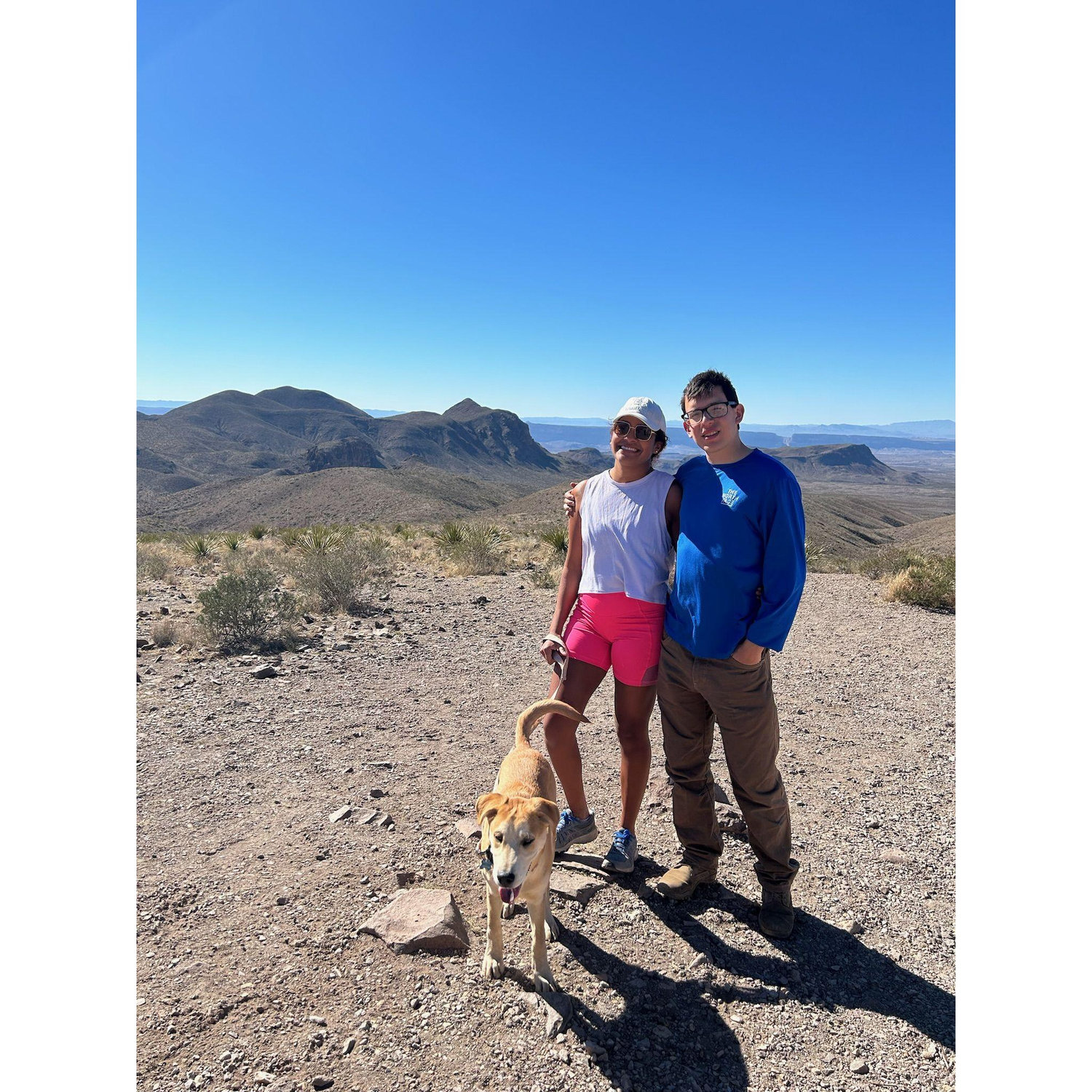 We took Snickers to Big Bend NP!