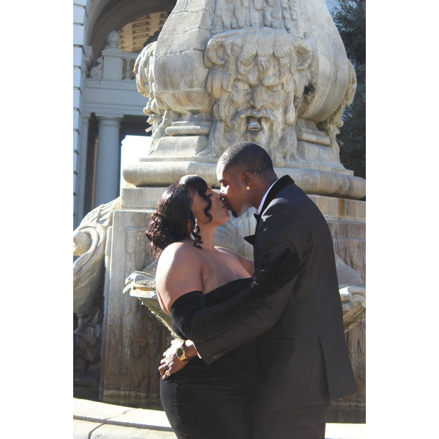 "Sealed with a kiss, celebrated with love."