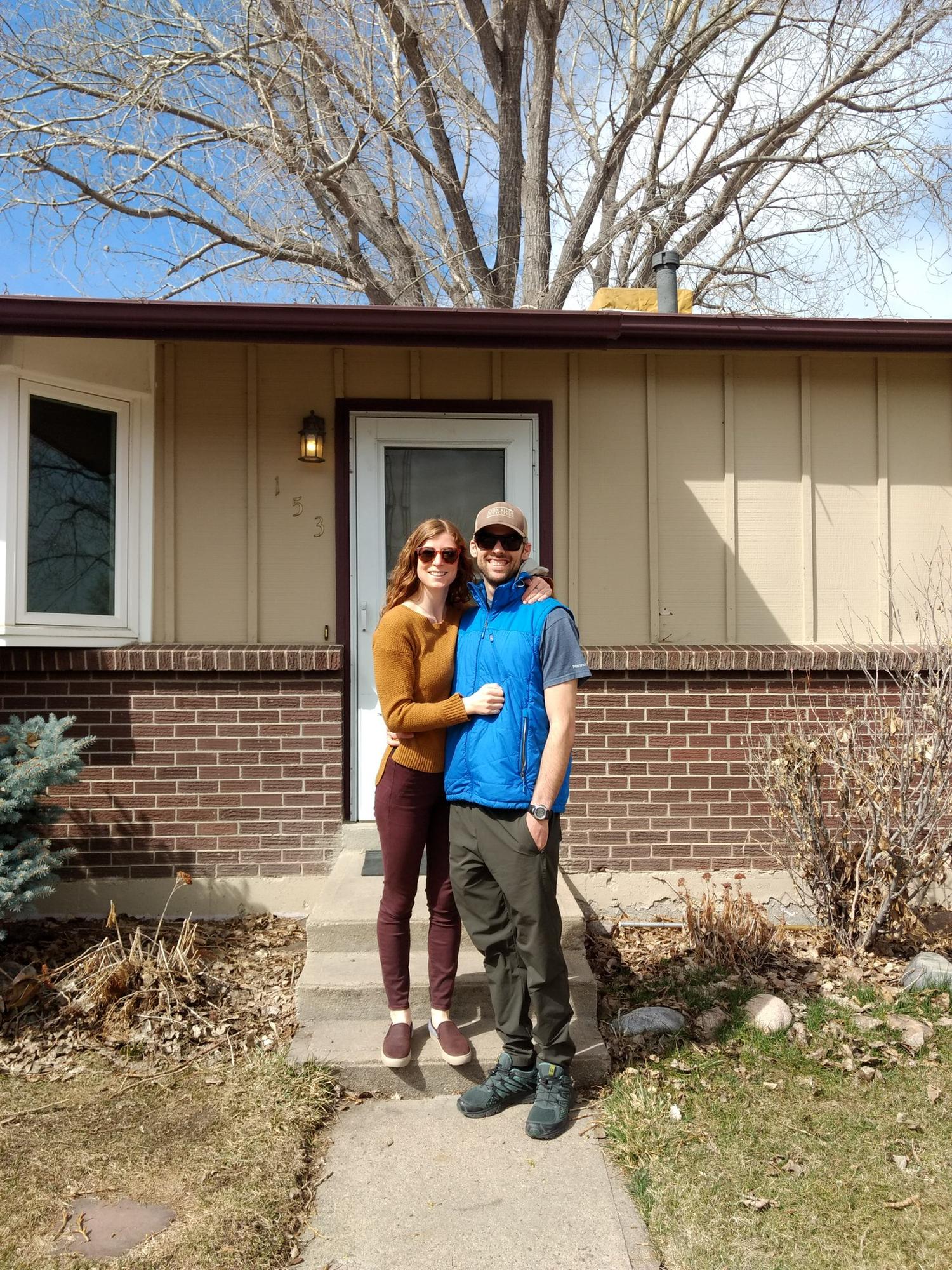 The first home we lived in together, in Golden, CO