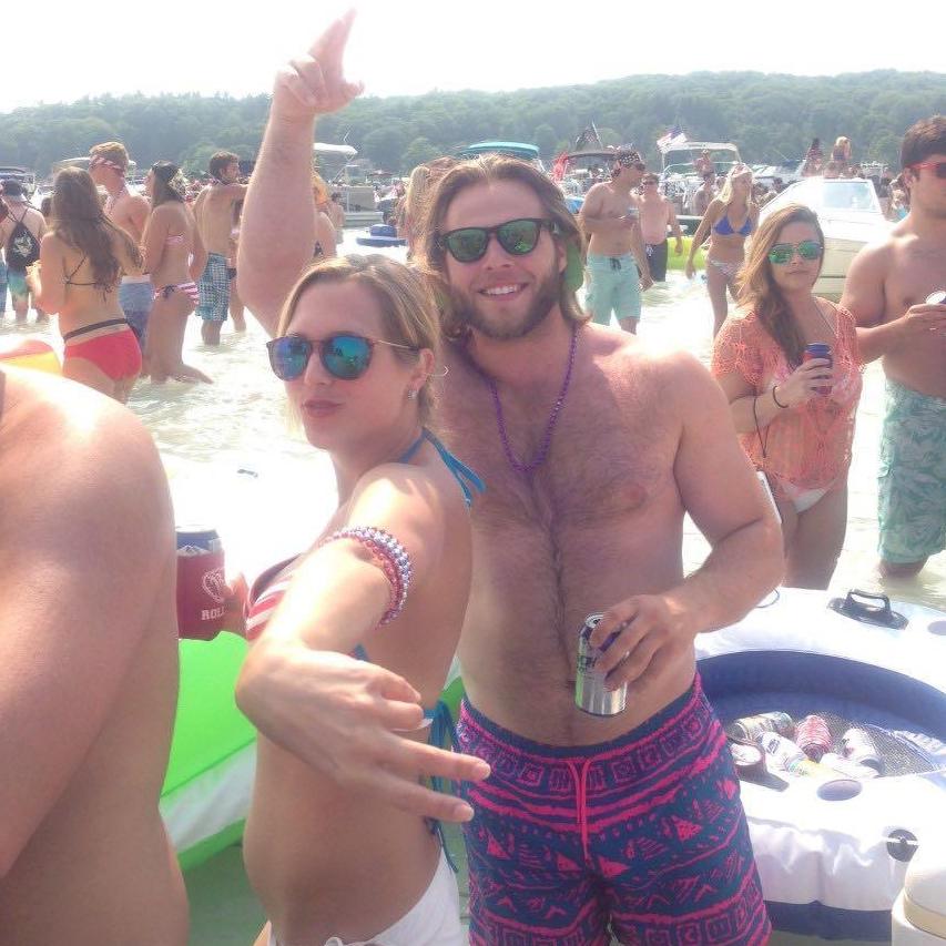 4th of July 2015 the day we met. Torch Lake, Michigan