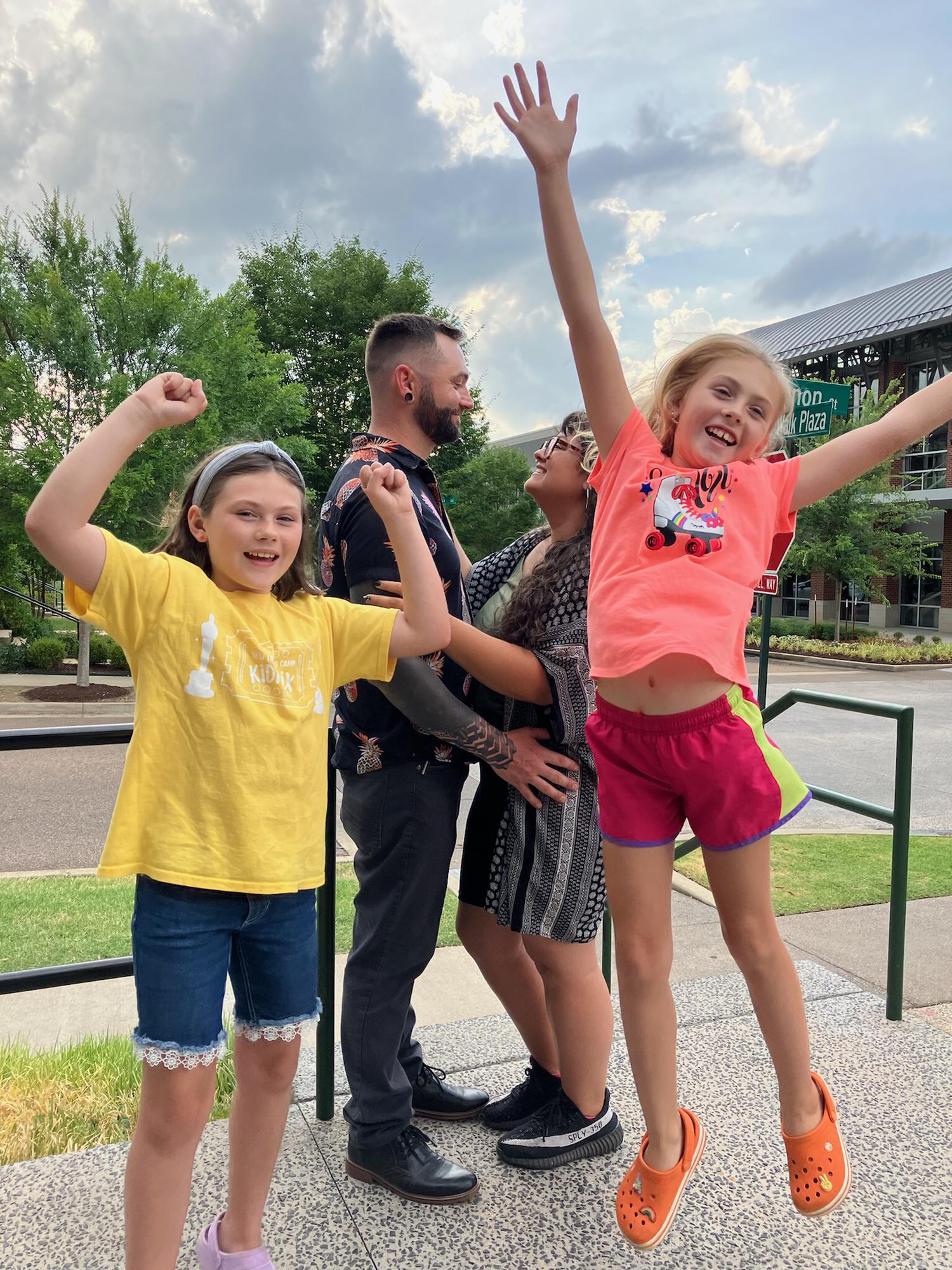 The girls' excitement was EVERYTHING!