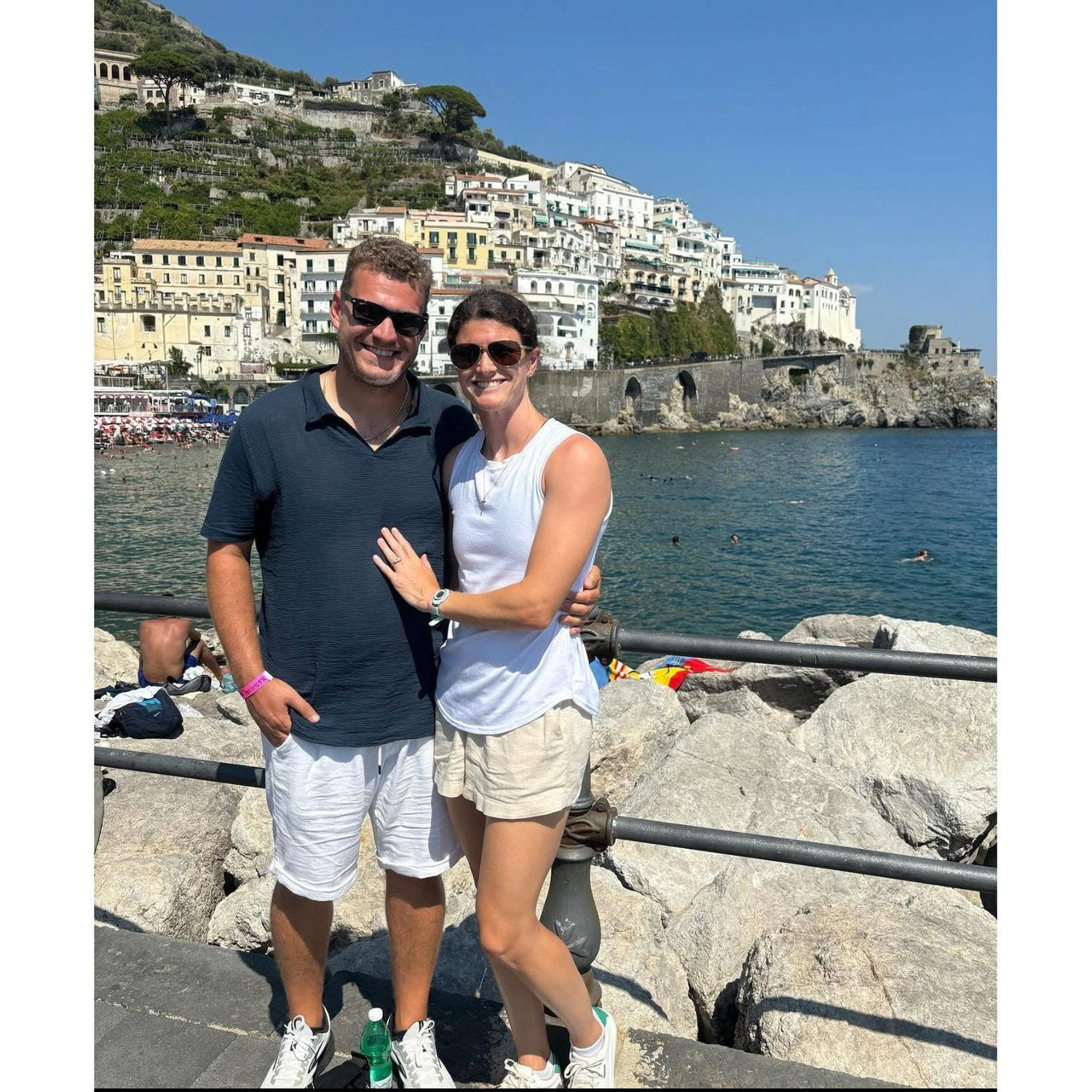 Michael popped the big question to Rachel during their 2024 summer trip to Italy!