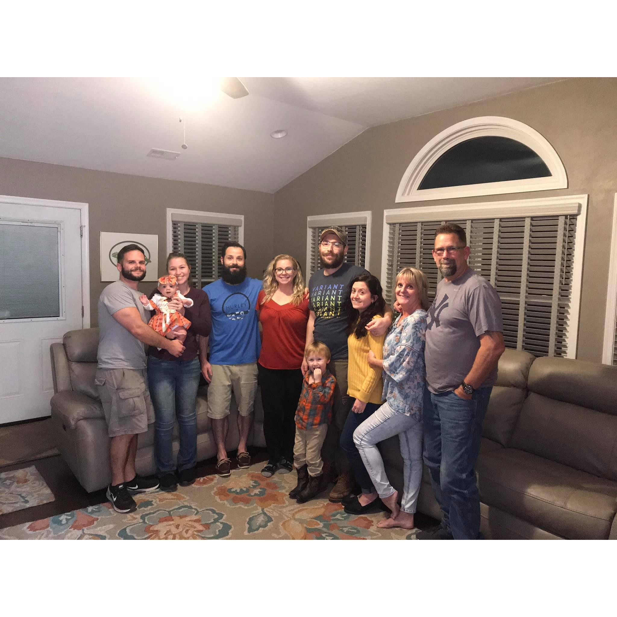Thanksgiving with the Banks/Frashure/Pariser/Frevele Family.
