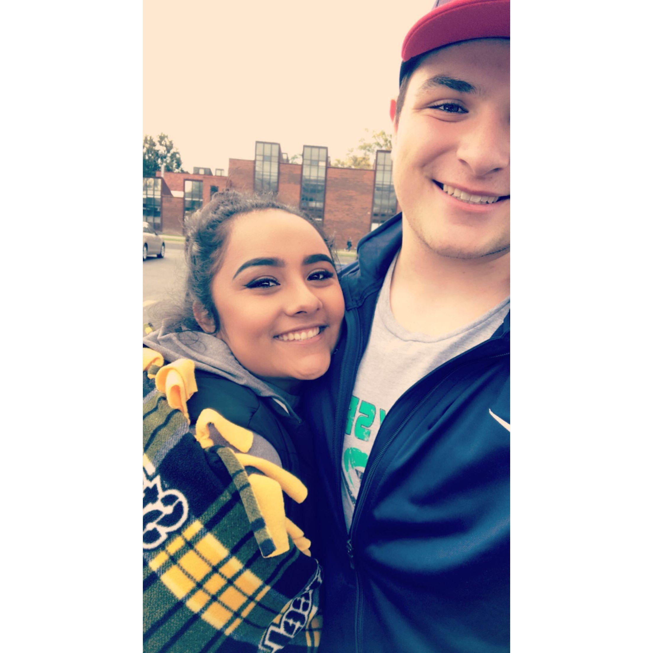 Seeing Dom for the first since he left for Canada