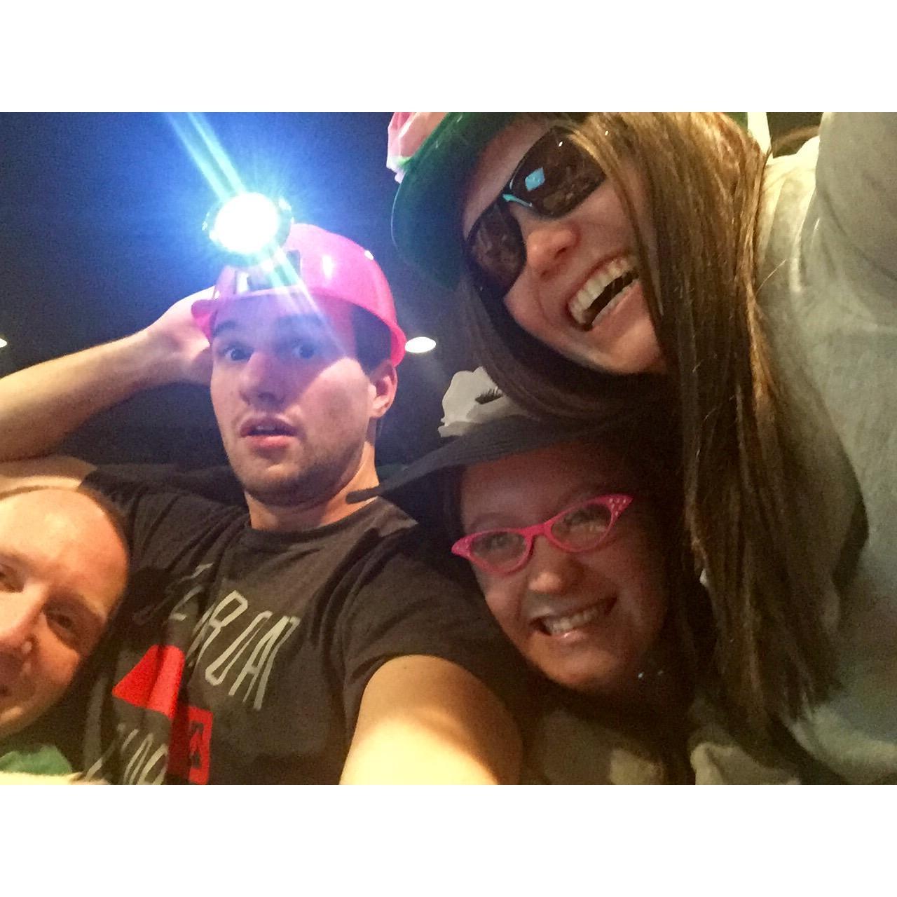 always love a good selfie with the Kuemmel's at our annual Halloween hangout, props included 10/2015 <3